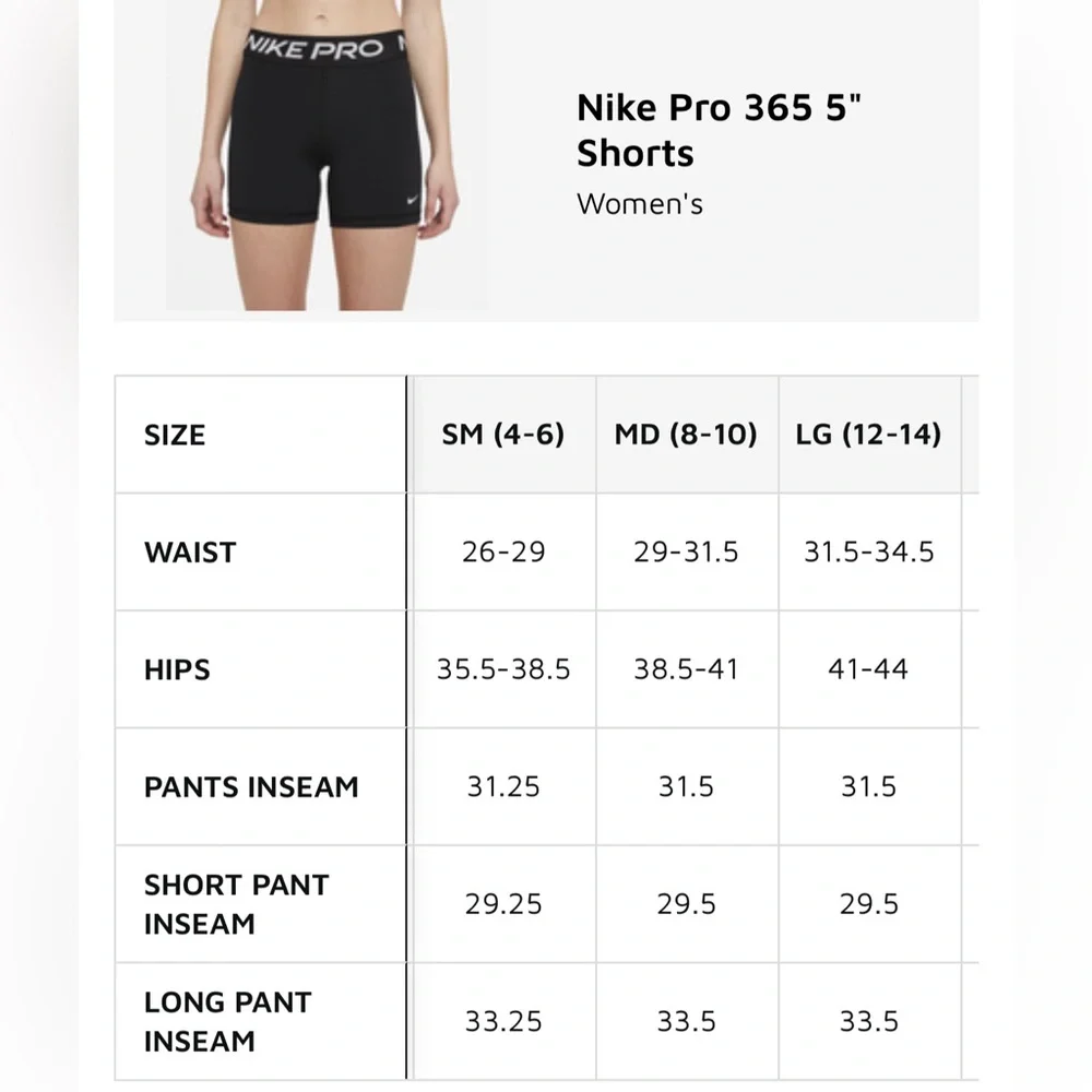 NIKE PRO DRI-Fit 5” Shorts Black/Grey Size Small - Picture 8 of 13